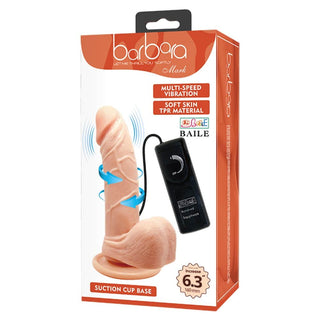 VIBRADOR REALISTA CON MOVIENTO BARBARA 6.3