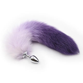 PLUG ANAL DE ACERO DEGRADADA MORADA TALLA S