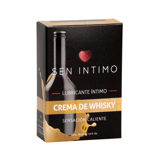 LUBRICANTE COMESTIBLE SEN INTIMO CREMA DE WHISHY CALOR 30ML