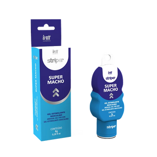 GEL EXCITANTE MASCULINO INTT SUPER MACHO STRIPER 8G
