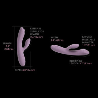 VIBRADOR DUAL PUNTO G SVAKOM CON APP TRISTA NEO
