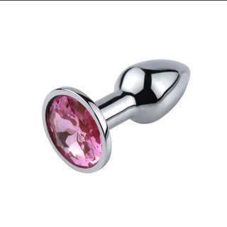 PLUG ANAL DE ACERO TALLA S ROSADO