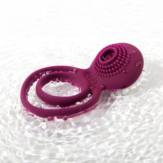 ANILLO VIBRADOR CON ESTIMULADOR DE CLITORIS SVAKOM TAMMY.