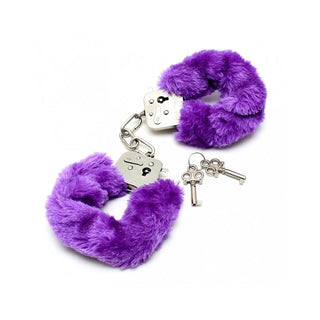 ESPOSAS BDSM PELUDITAS MORADA