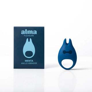 ANILLO VIBRADOR RECARGABLE CON ESTIMULADOR MENTA