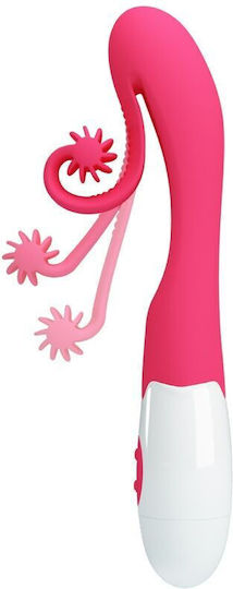 VIBRADOR CON ESTIMULADOR A PILA ROMANCE TATTIANA