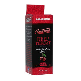 SPRAY SEXO ORAL ANTIARCADA GOOD HEAD SABOR CEREZA SILVESTRE 59 ML.