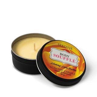VELA PARA MASAJE CON FEROMONA SEXITIVE  MANGO Y MARACUYA 30g