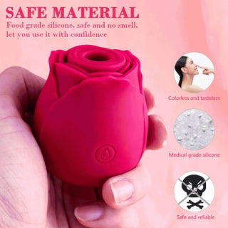 VIBRADOR SUCCIONADOR ROSA